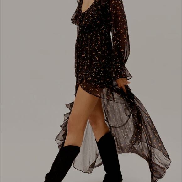 For Love & Lemons Juliana Maxi Dress Size S - Picture 6 of 10